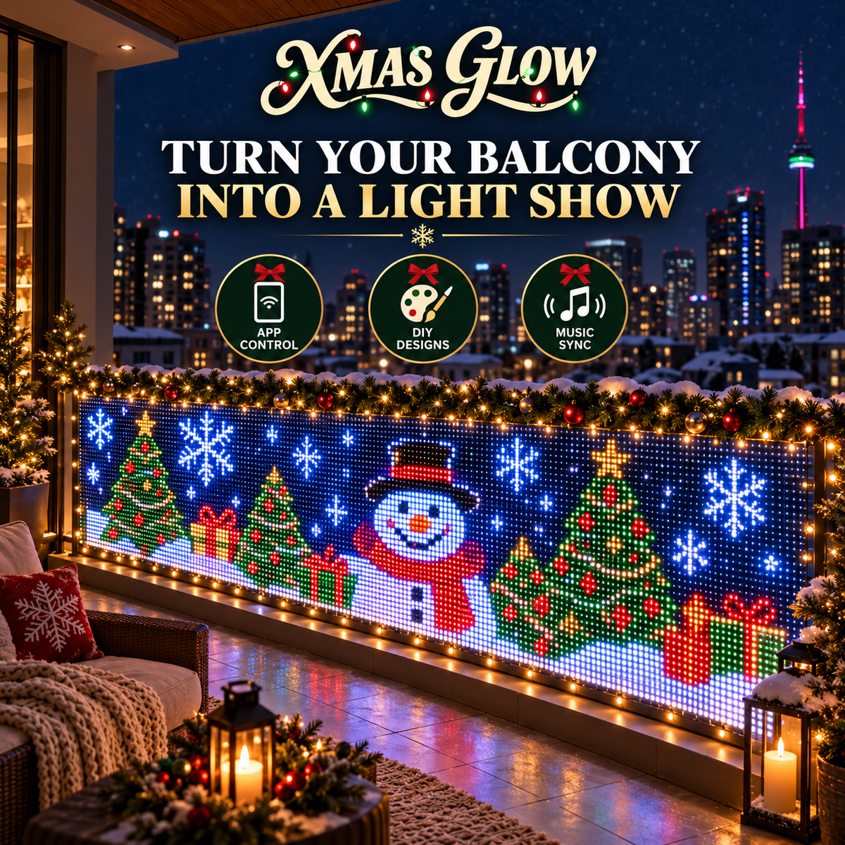 X-MAS GLOW™ - Balcony Lights 🎄✨