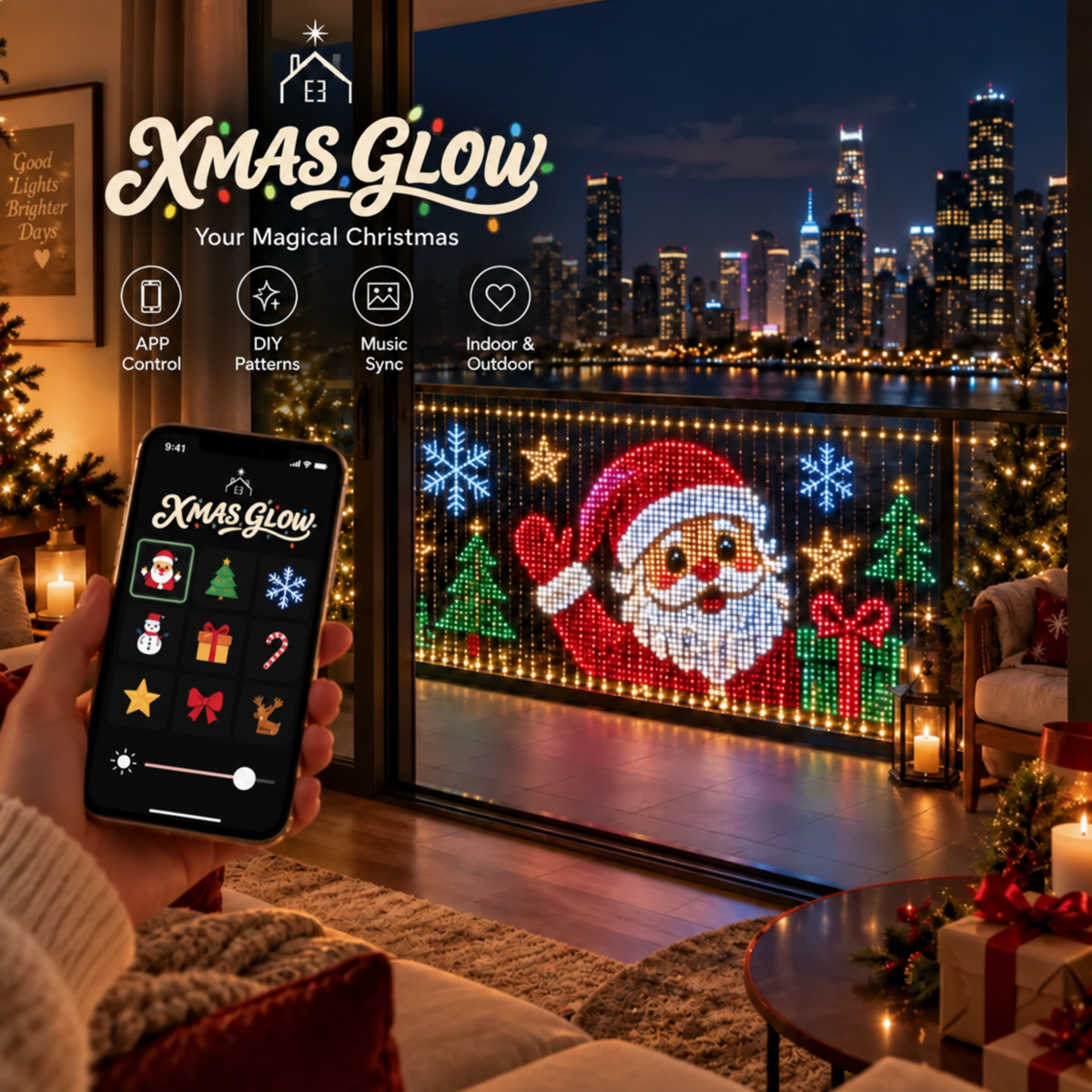 X-MAS GLOW™ - Balcony Lights 🎄✨